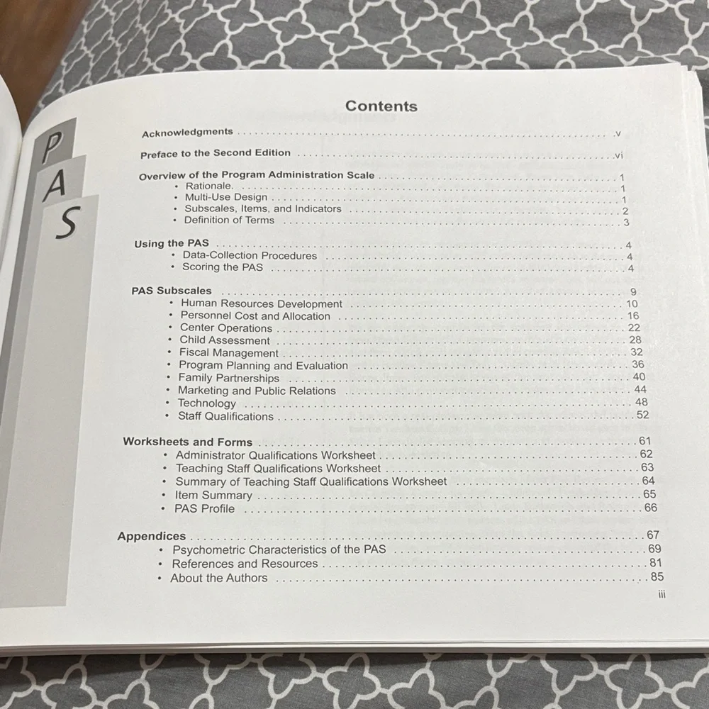 Program Administration Scale Book - Green Cover - Picture 2 of 3
